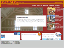 Tablet Screenshot of donalddrywall.com